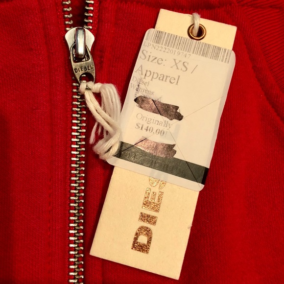 NWT Diesel zip up Jacket - Picture 6 of 7